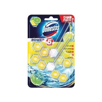 Kostka POWER DOMESTOS zawiezka 2x55G LIME