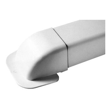 Narożnik przyścienny, maskownica, wpust boczny 80X60 BIAŁE 0809CM-W ARTIPLASTIC