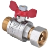 Zawór kulowy z ruchomą nakrętką W/Z 3/4" ( DN20 ) MOTYLEK PN30 S30 ARKA