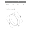 Redukcja 120/125 - ring airRoxy