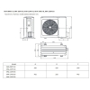 Pompa ciepła SPLIT 12 kW KMK-160RY3 +  KHA-12RY1 KAISAI