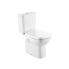 DEBBA SQUARE Miska WC do kompaktu 65,5 cm kołnierzowa, odpływ pionowy ROCA