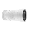 MCALPINE Rura WC harmonijkowa uniwersalna L-230>400mm,,wejście 112mm,wyjście 110mm