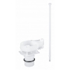 Stelaż do wc Rapid SL 5w1 dopływ wody z lewej/prawej lub z tyłu 230-145 mm 500 x 1130 x 130 mm w komplecie: stelaż podtynkowy 38528001, czarny przycis