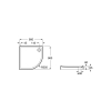 GRANADA RONDO Brodzik 90x90x13 COMPACT R-55 syfon w komplecie ROCA