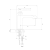 ARMANCE bateria umywalkowa CHROM OMNIRES