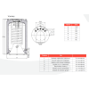 Zasobnik c.w.u. UBS 125 V3 IMMERGAS