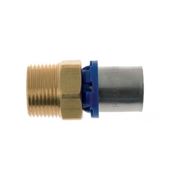 Złączka zaprasowywana PEX gwint zewnętrzny PFM1 20x1/2" PRANDELLI