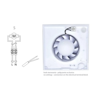 Wentylator pRim 100S standard (szer.wys. 160,5x160,5) AIR ROXY