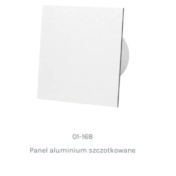 Panel aluminium szczotkowane do wentylatora dRim 100/125 airRoxy