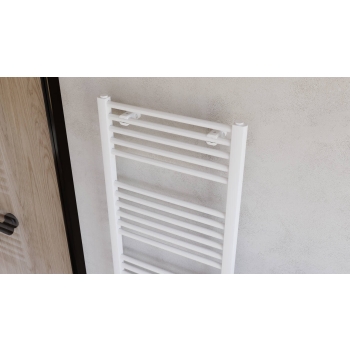 Grzejnik łazienkowy BASIC G 1200x400 RAL9003 BIAŁY TOP1 LUXRAD