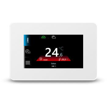 DURO SYSTEM- STEROWANIE- PRZEWODOWY PANEL POKOJOWY ECO STER90 DO ECO FLOOR BIAŁY