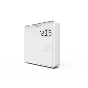 TECH Przewodowy regulator pokojowy do listwy L-10 dedykowany biały R-10b