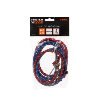 Linka bagażnika, długość 105 cm, ZESTAW 2 sztuki FASTER TOOLS