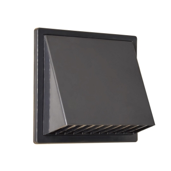 Kratka wentylacyjna z okapem regulowana 170×170 (fi80-150) grafit AIRROXY