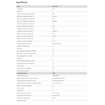 Klimatyzator pokojowy Rotenso Roni z WiFi R35Xi R16 (jednostka wewnętrzna)