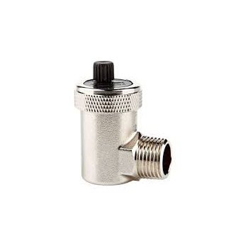 Odpowietrznik, zawór odpowietrzający GAMMA 1/2" ( DN15 ) kątowy chrom VALVEX