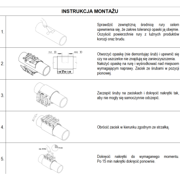 Opaska naprawcza  INOXGIS DN125 138-150 L-200mm IGE