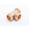 Trójnik mosiężny wkrętny mosiężny 1/2 x 1/2 x 1/2 ( DN15 x DN15 x DN15 ) GZ/GZ/GZ