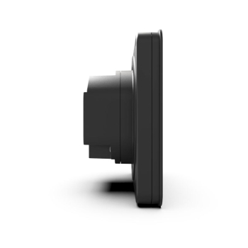 TECH Przewodowy  zasilany 230V regulator pokojowy dwustanowy (panel przedni ze szkła) czarny ST-297z v3