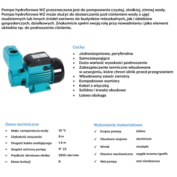 Pompa hydroforowa WZ 750 230V OMNIGENA
