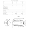 Wymiennik dwupłaszczowy + wężownica ( solar ) WGJ-G DWP TURBO 140L ELEKTROMET