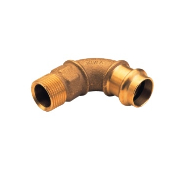 Gaz Łuk 90o z  gwintem (GZ) 22 x 3/4" IBP