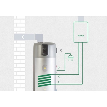 Pompa ciepła powietrzna powietrze-woda do c.w.u. PCWU 300eK 1.8kW 230V HEWALEX