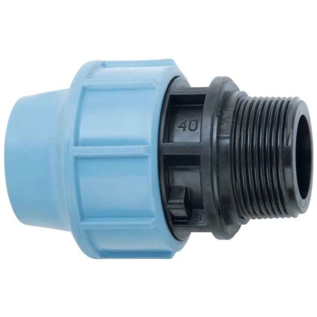 Złączka redukcyjna z gwintem zewnętrznym PE 25x3/4" PA AGAFLEX