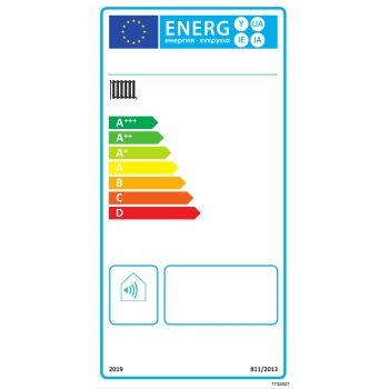 Kocioł gazowy kondensacyjny jednofunkcyjny MCR4 24 kW ( 7857045 ) + podgrzewacz wody AQUAvie 125L ze stali nierdzewnej stojący ( 7797175 ) + termostat
