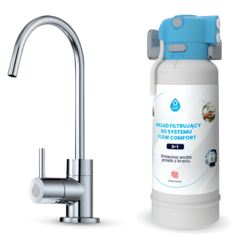 Przepływowy system filtrujący FLOW COMFORT + bateria jedno drożna DAFI
